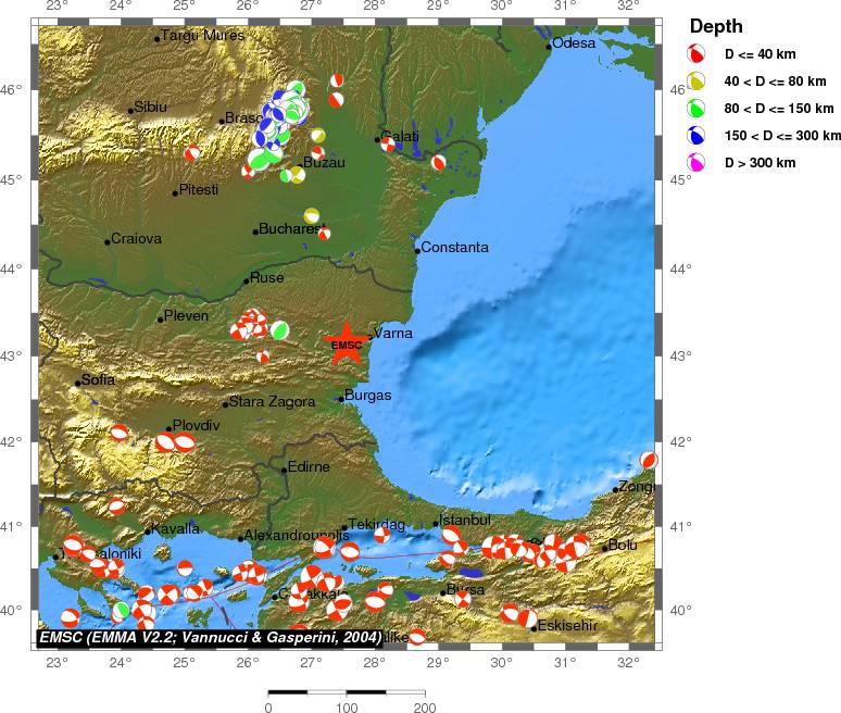 Regional moment Tensor