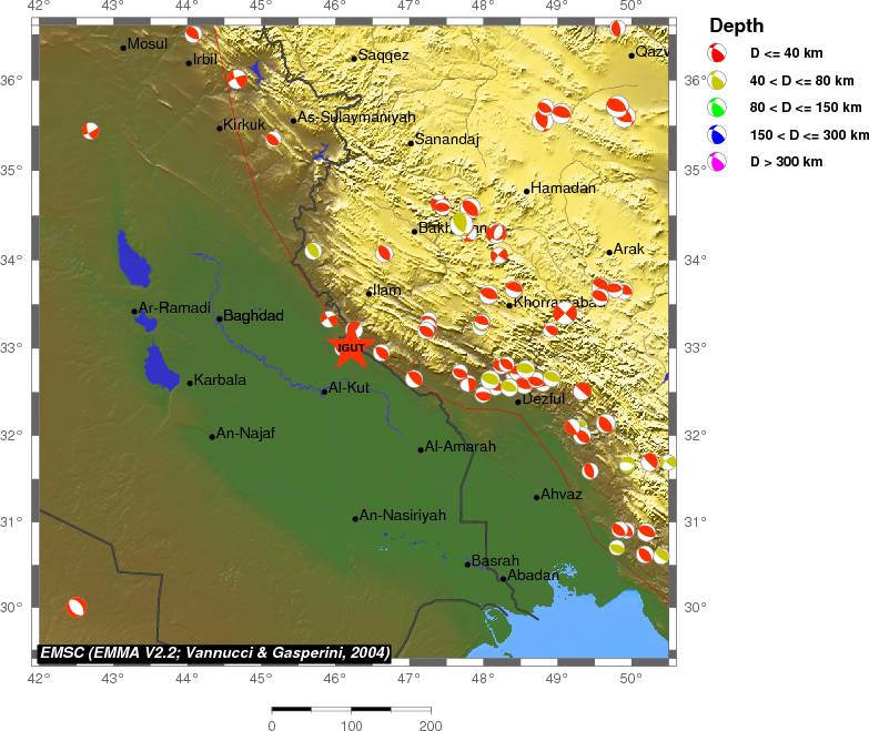Regional moment Tensor