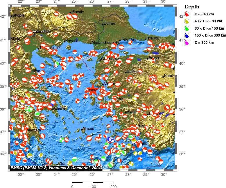 Regional moment Tensor