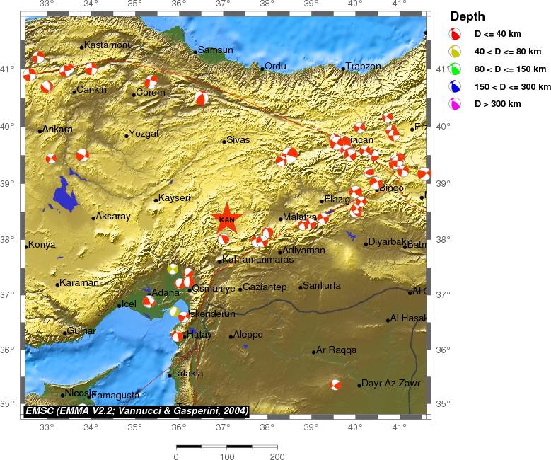 Regional moment Tensor