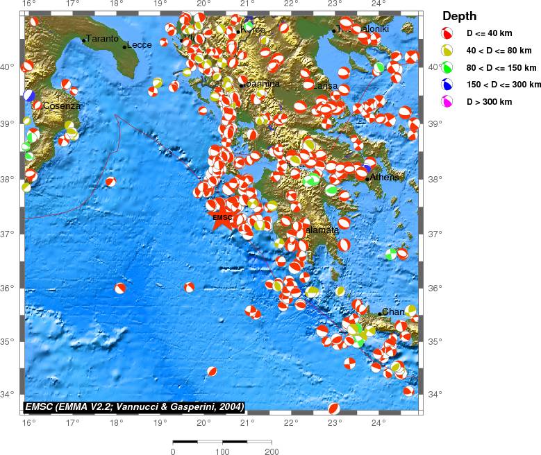 Regional moment Tensor