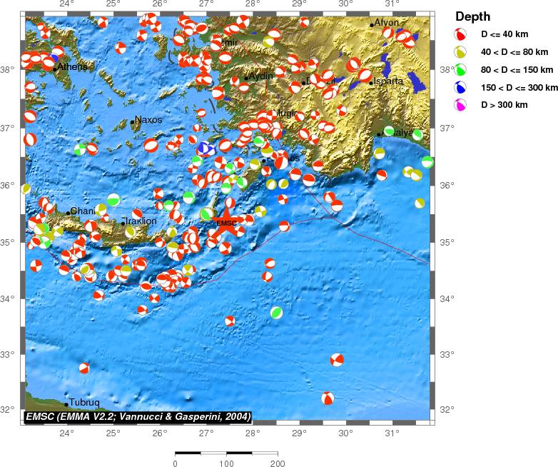 Regional moment Tensor