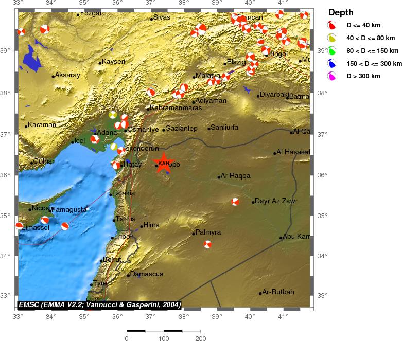 Regional moment Tensor