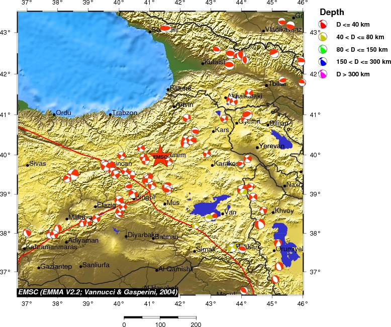 Regional moment Tensor