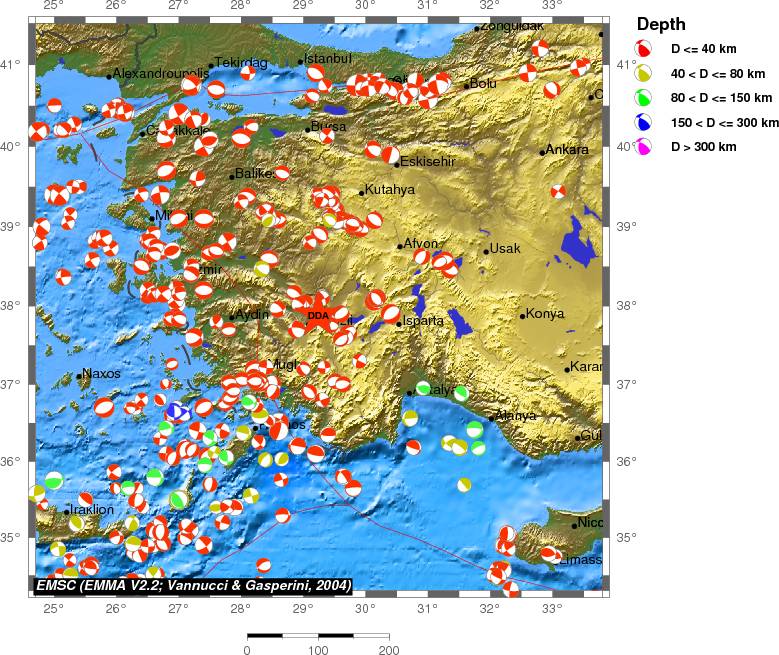 Regional moment Tensor