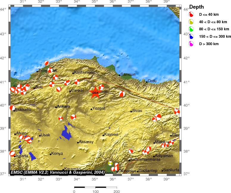 Regional moment Tensor