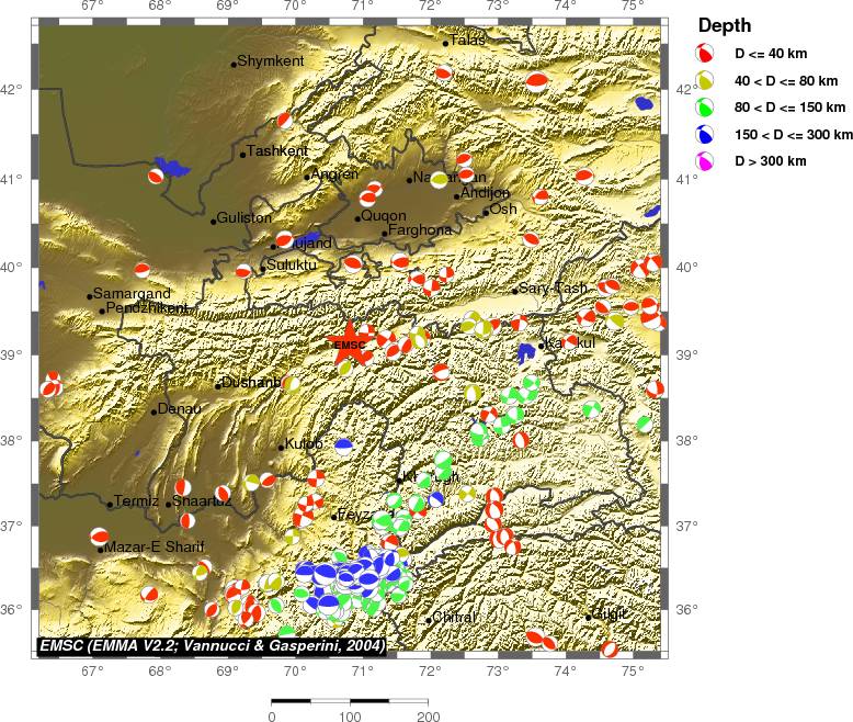 Regional moment Tensor