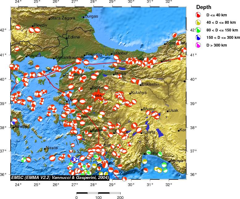 Regional moment Tensor
