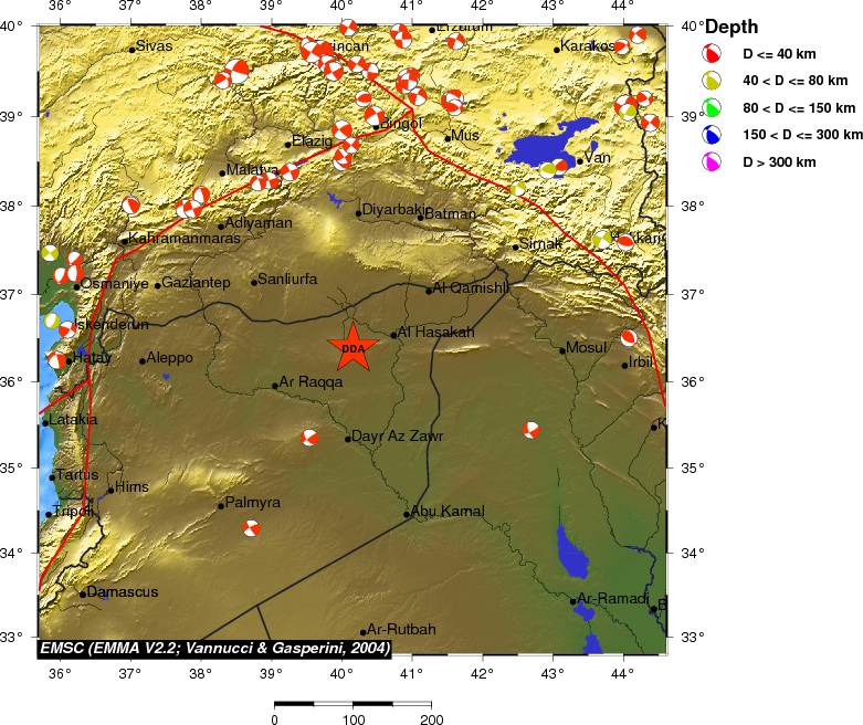 Regional moment Tensor