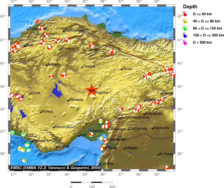 Regional moment Tensor
