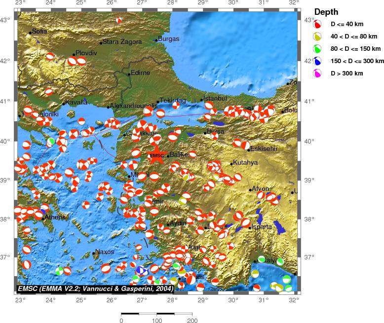 Regional moment Tensor