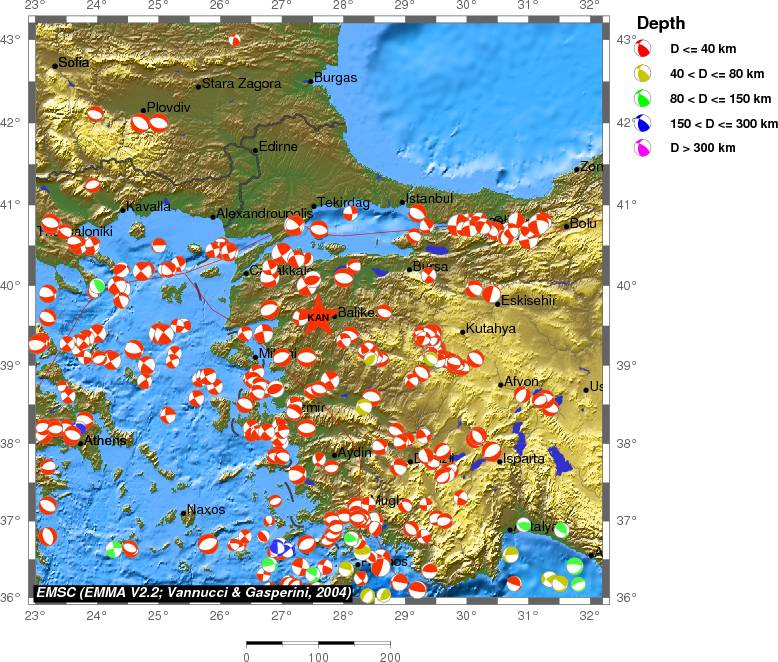 Regional moment Tensor
