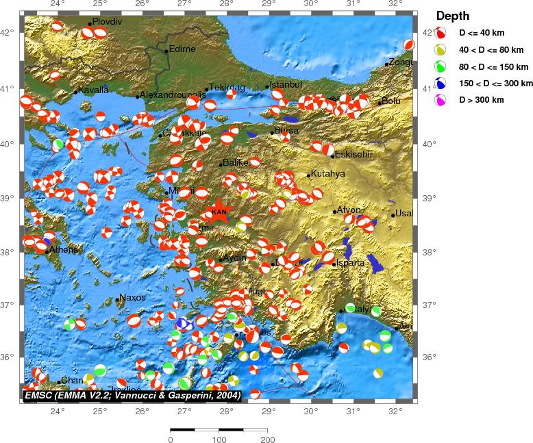 Regional moment Tensor