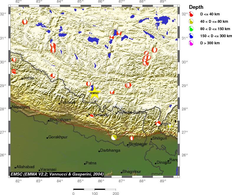 Regional moment Tensor