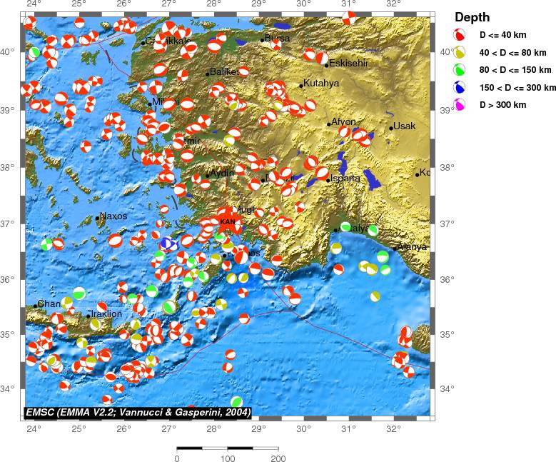 Regional moment Tensor