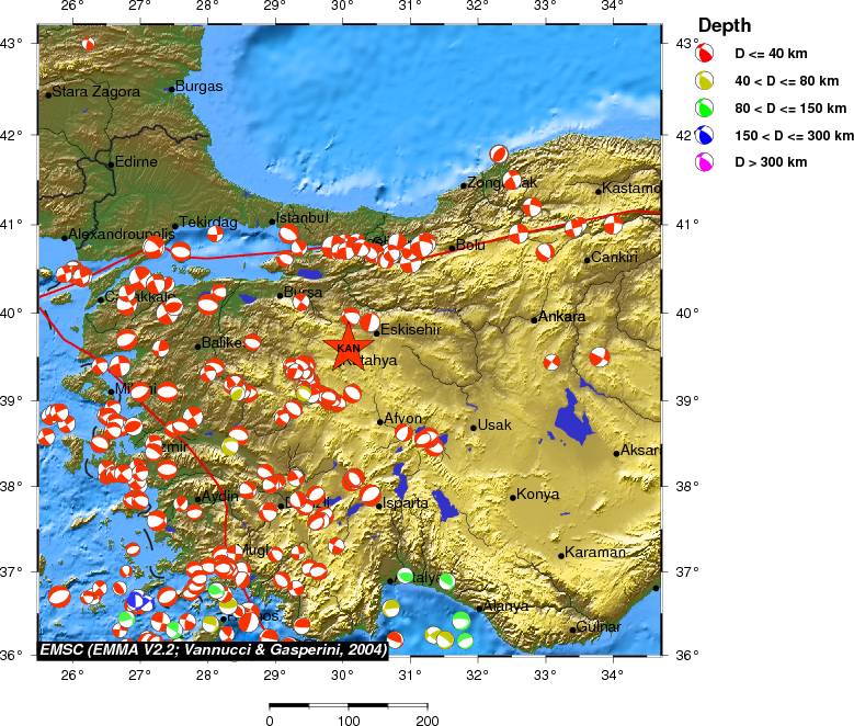 Regional moment Tensor