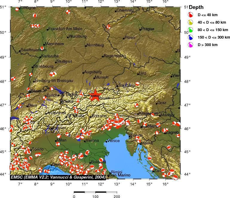 Regional moment Tensor