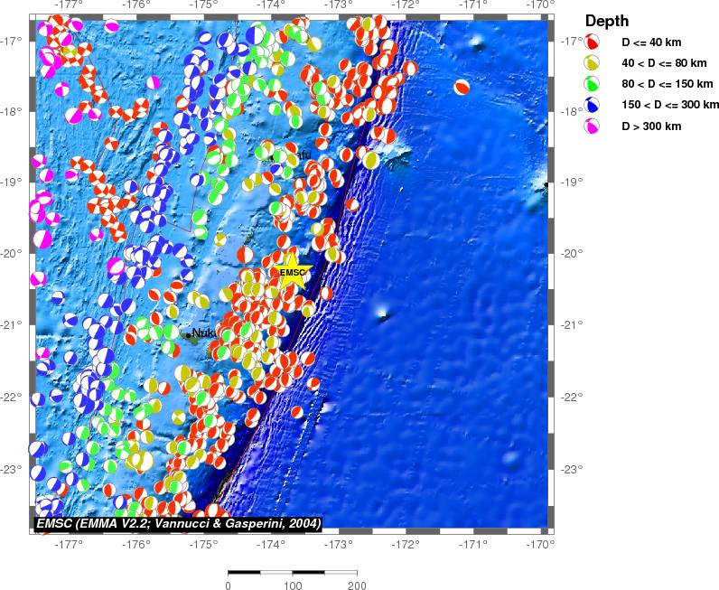 Regional moment Tensor