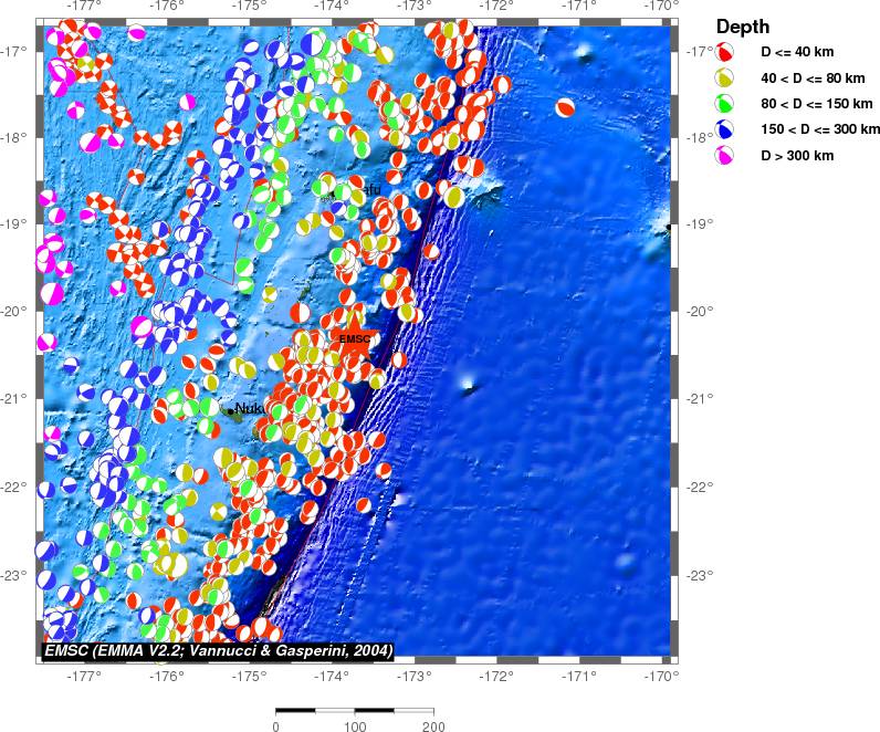 Regional moment Tensor