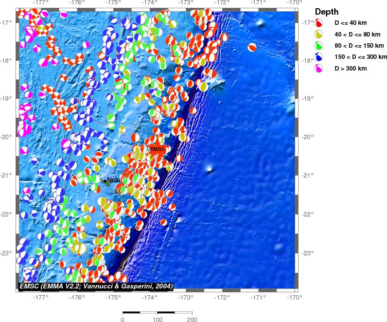 Regional moment Tensor