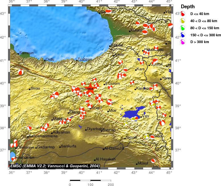 Regional moment Tensor
