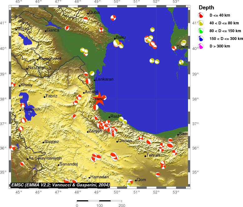 Regional moment Tensor