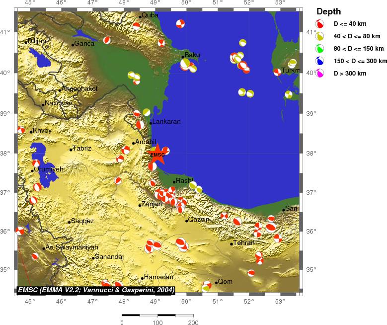 Regional moment Tensor