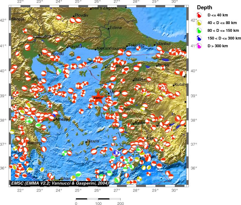 Regional moment Tensor
