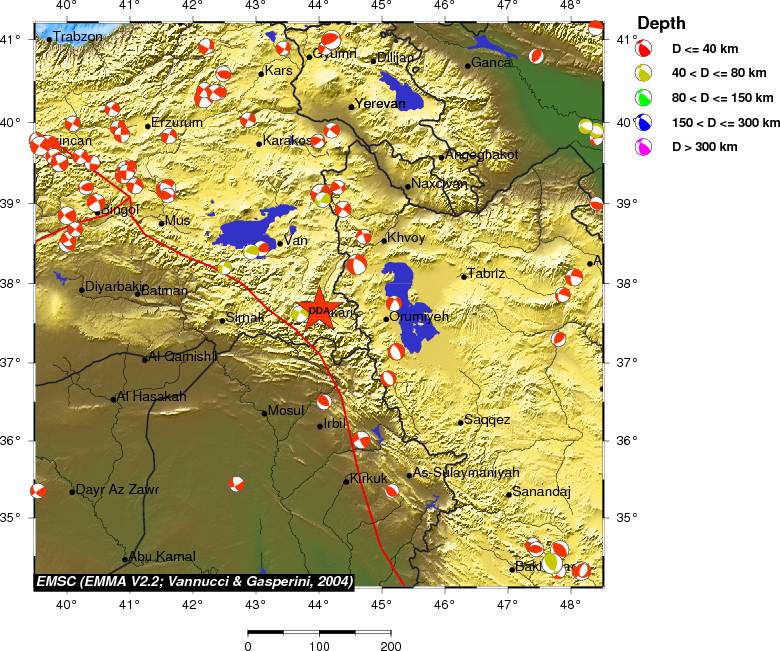 Regional moment Tensor