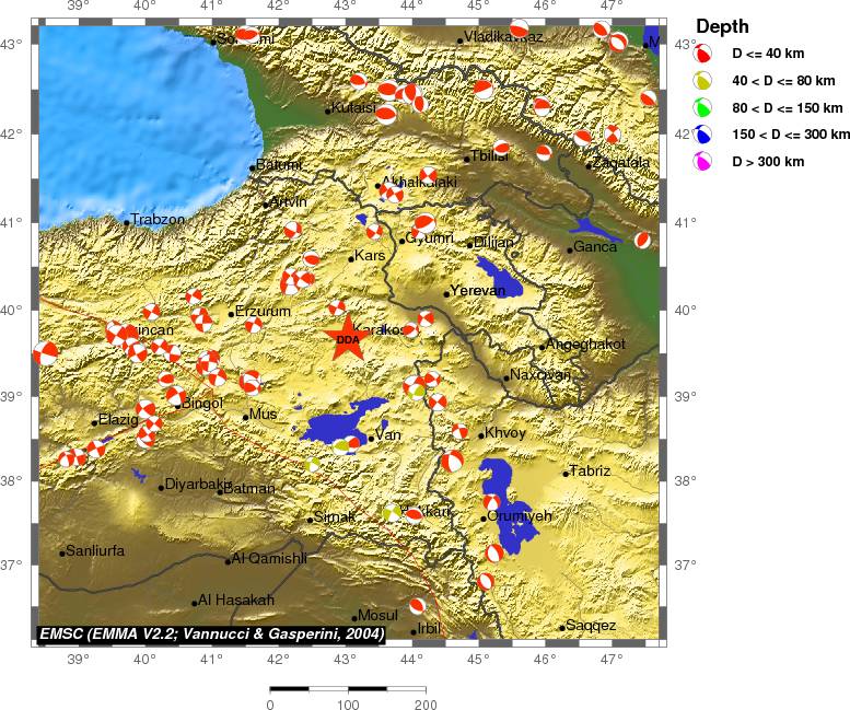 Regional moment Tensor