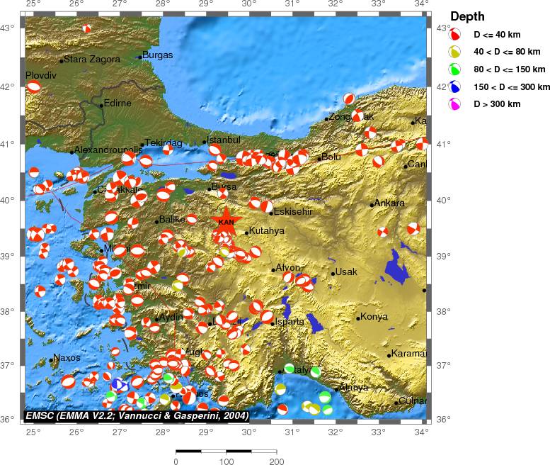 Regional moment Tensor
