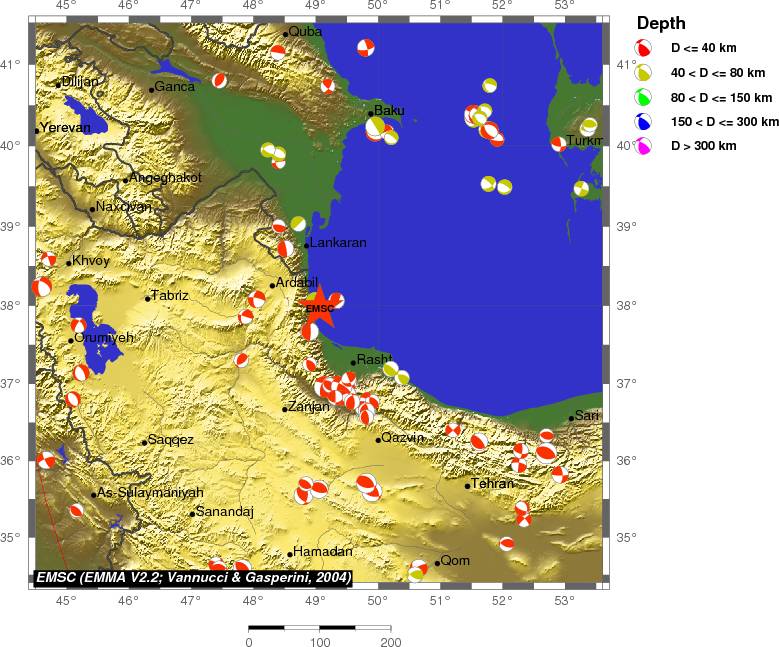 Regional moment Tensor