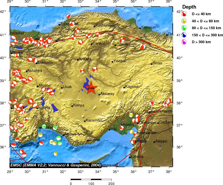 Regional moment Tensor