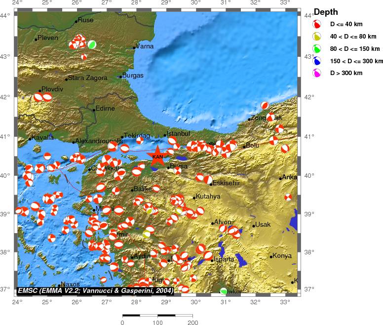 Regional moment Tensor
