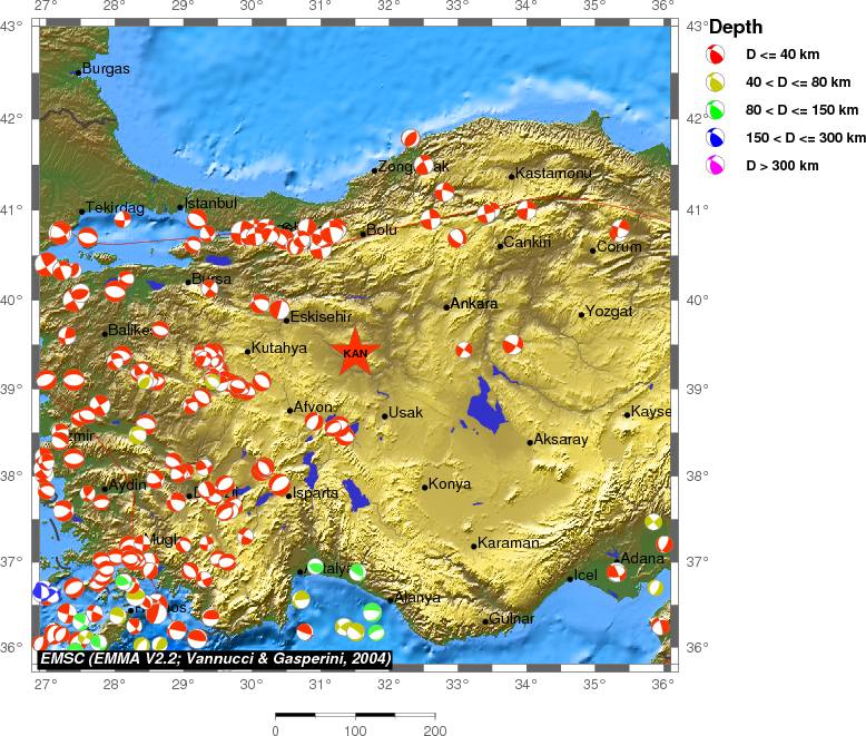 Regional moment Tensor