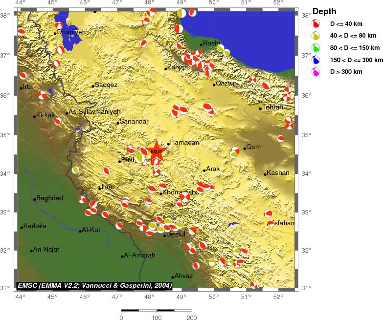 Regional moment Tensor