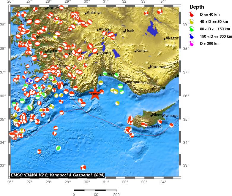 Regional moment Tensor