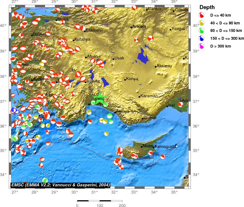 Regional moment Tensor