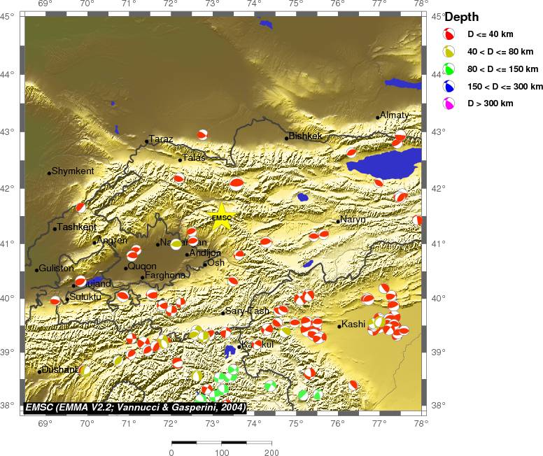 Regional moment Tensor