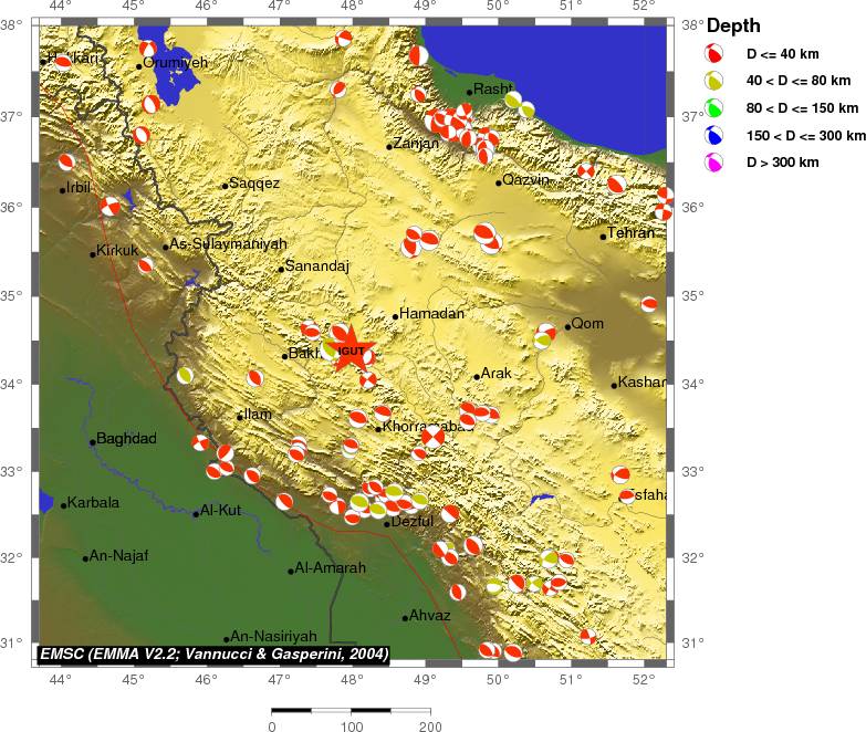 Regional moment Tensor