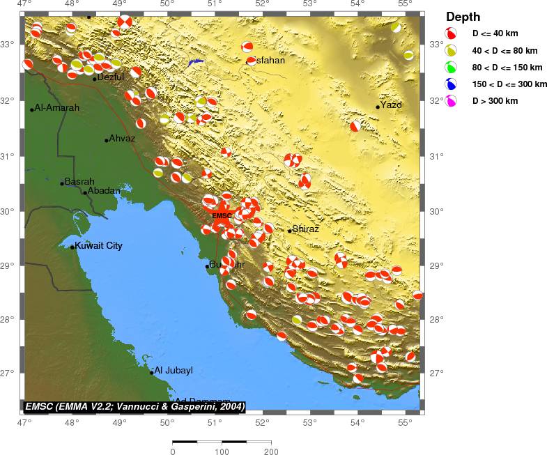 Regional moment Tensor