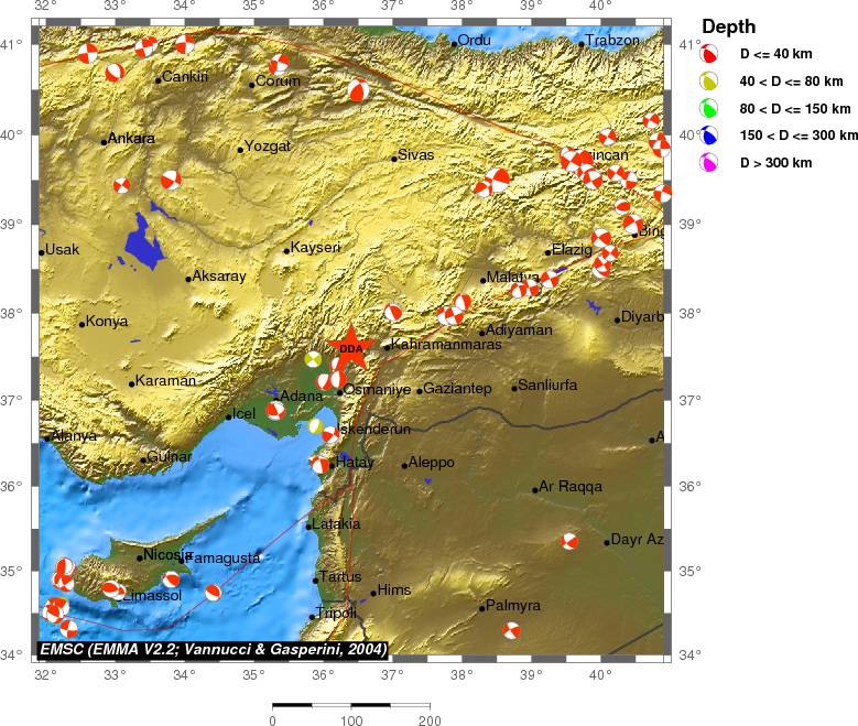 Regional moment Tensor