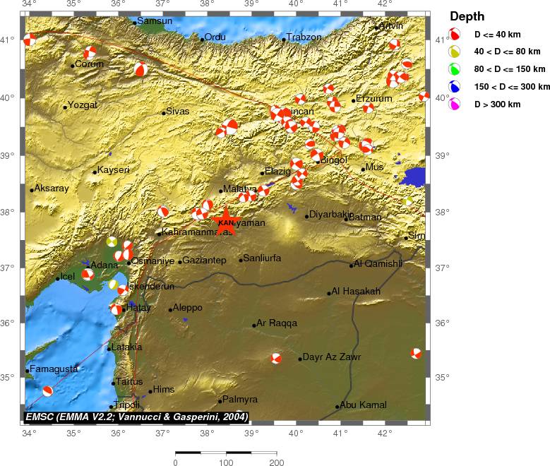 Regional moment Tensor