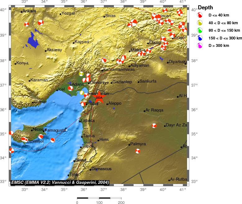 Regional moment Tensor