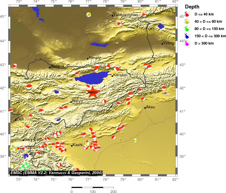 Regional moment Tensor