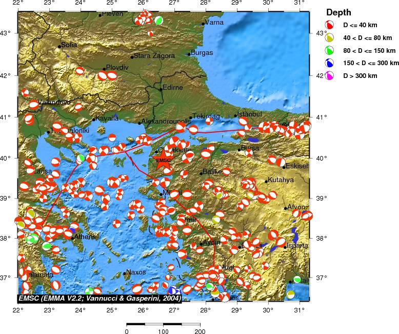 Regional moment Tensor