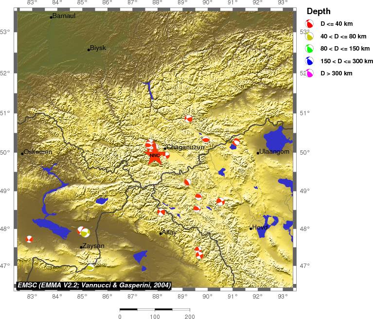Regional moment Tensor