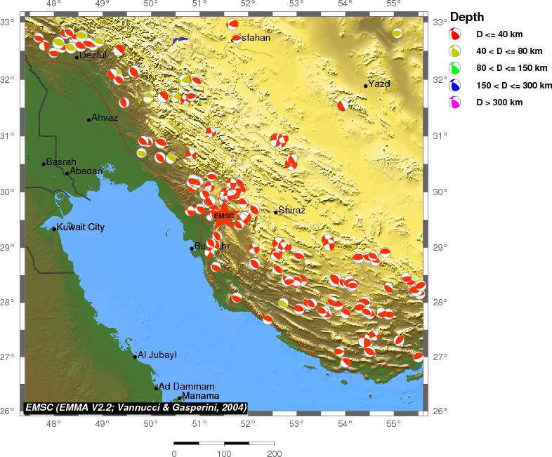 Regional moment Tensor