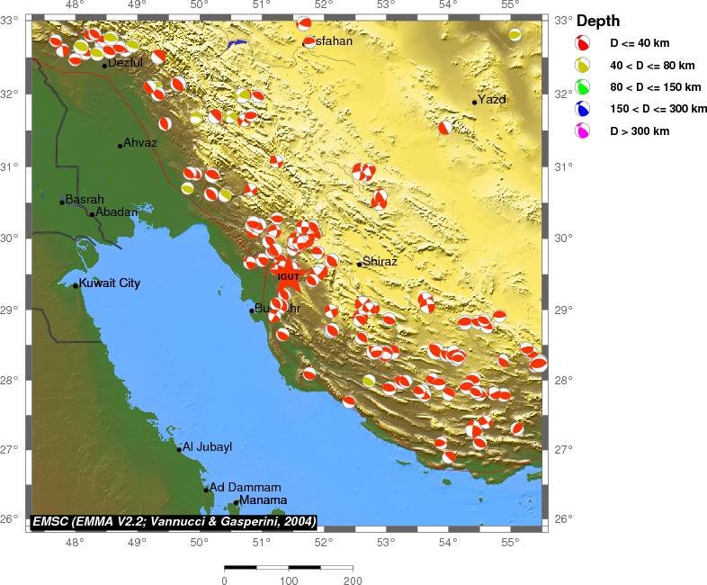 Regional moment Tensor