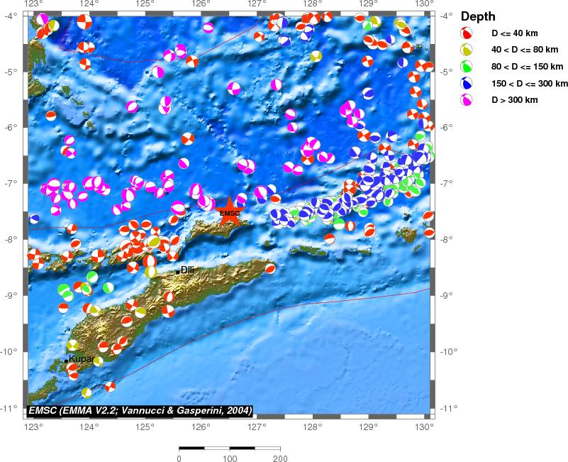 Regional moment Tensor